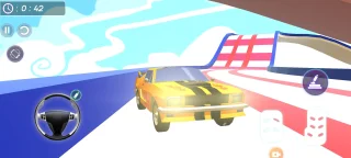 Toon Car Stunt Driving 3D Game