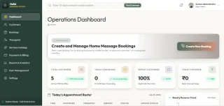 HeRA Home Massage Booking Management System