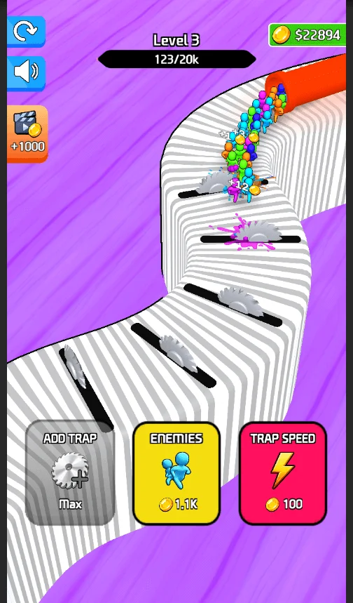 Trap Enemies 3D Trending Game Code Unity — screenshot 6