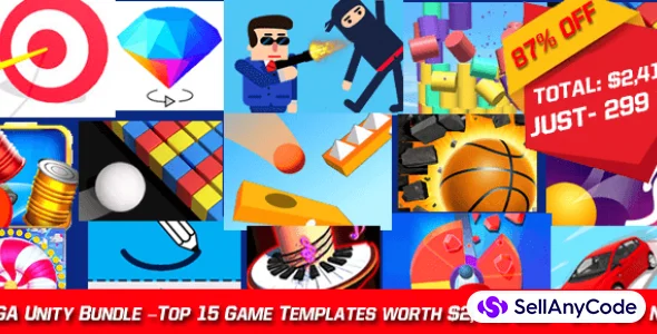 Nimmi Developer’s Mega Unity Bundle –Top 15 Game Templates
