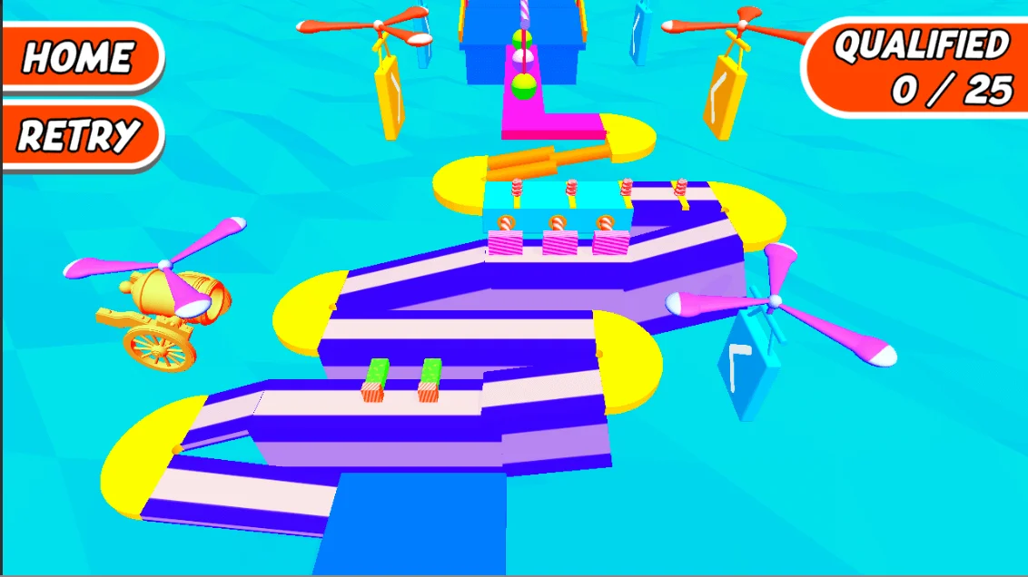 Fall Stumble Guys 3D Game Unity Source Code — screenshot 5