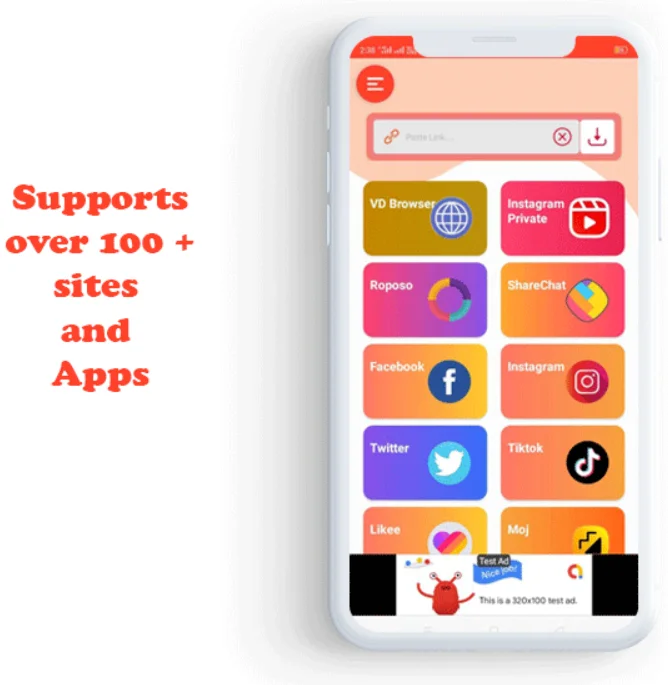 Total Video Downloader Without Watermark Status Saver App + Video Downloader Browser (100+ Sources) — screenshot 1