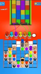 Knit Color Rope Sort Jam Puzzle Unity Source Code