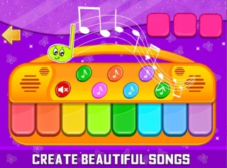 Little Piano Drum and Music Instrument for Kids Game