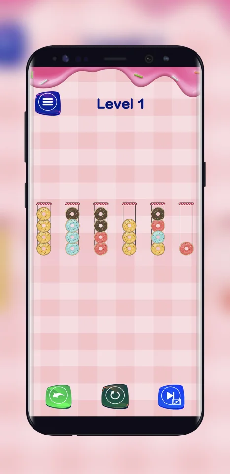 Sweet Donuts Sort Puzzle — screenshot 2