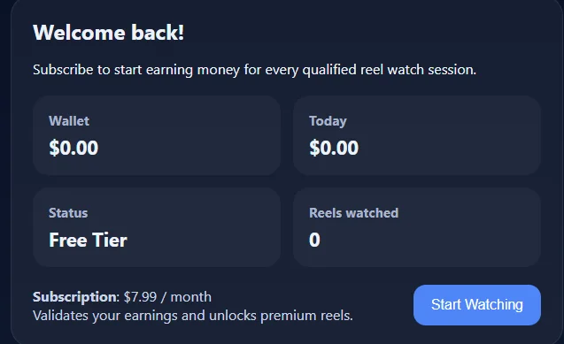 Reelpay — screenshot 1
