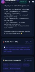 ContentSpark AI AI Social Media Content Generator Android App