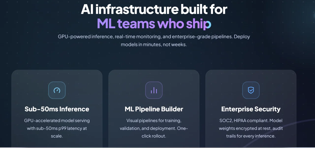 Devanshu AI Infrastructure & ML Platform HTML Template — screenshot 2