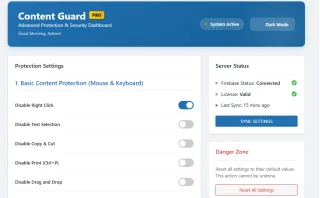 Content Guard - Ultimate WordPress Protection