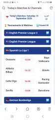 Today's Football Matches Schedule Script - HTML CSS JS