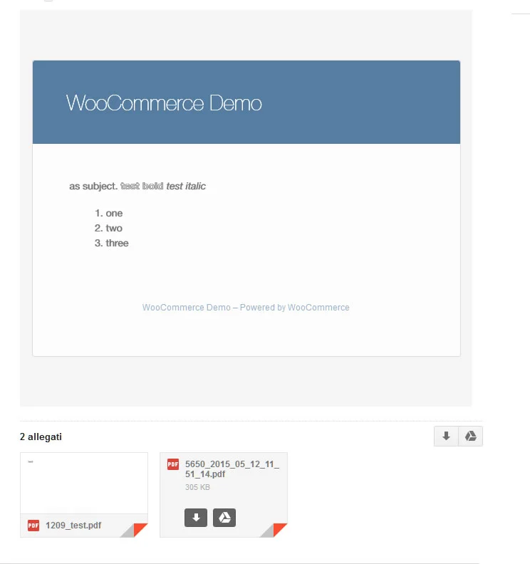 WooCommerce Attach Me! — screenshot 2