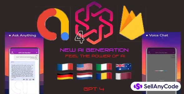Chat GPT AI: Chat & Voice with AdMob (Rewarded, Banner, Intertitial)