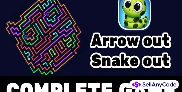 Escape Arrow & Snake Puzzle | Template + Editor