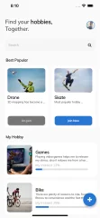 Hobbies - Social Full Flutter v.2.10 App with Chat | Web Admin Panel | GetX | Hive