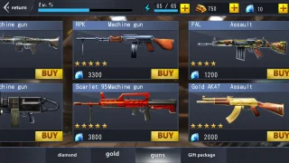 CS War Gun King FPS Project