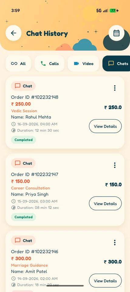 AstroGuruGyan: Astrology Consultation Platform (Flutter, 2 Apps) — screenshot 3