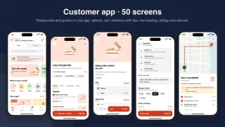 FleetFork - Food & Grocery Delivery Flutter UI Kit