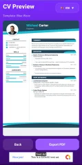 Professional CV Resume Builder Android App with PDF Export and AdMob