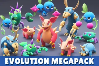 Cartoon Characters - Mega Pack