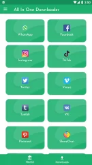 All in One Downloader – Status Saver & Video Downloader (AdMob, OneSignal, Firebase, FAN, INAPP)