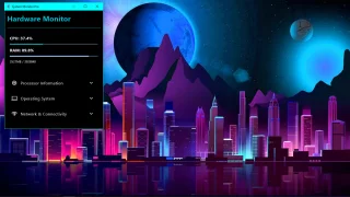 System Monitor Pro Python & Flet GUI