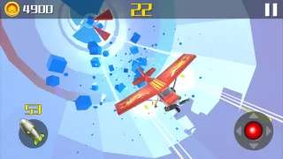 Plane in Hole 3D Low Poly