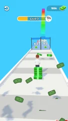 Money Stack Run 3D