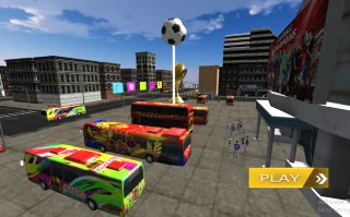 American Football Passenger Bus Game: Coach Simulation Game