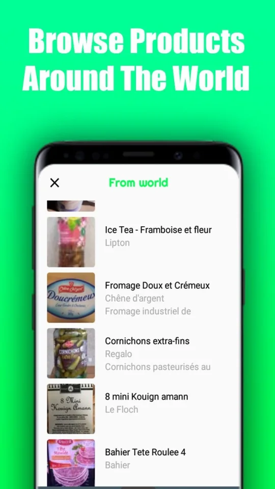 FoodScanner – Food Products Scanner Android App — screenshot 1