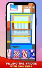 Fill Fridge Organizing 3D - New Top Trending Unity Template Game