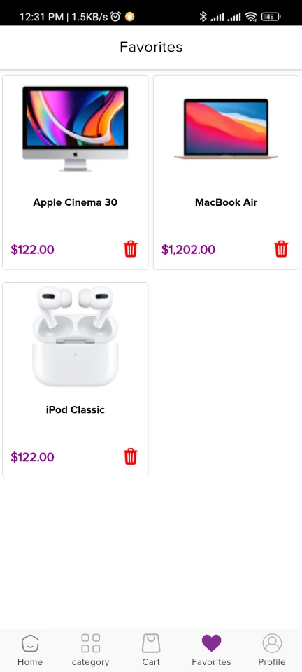 Ionic OpenCart iOS and Android and PWA Application — screenshot 4