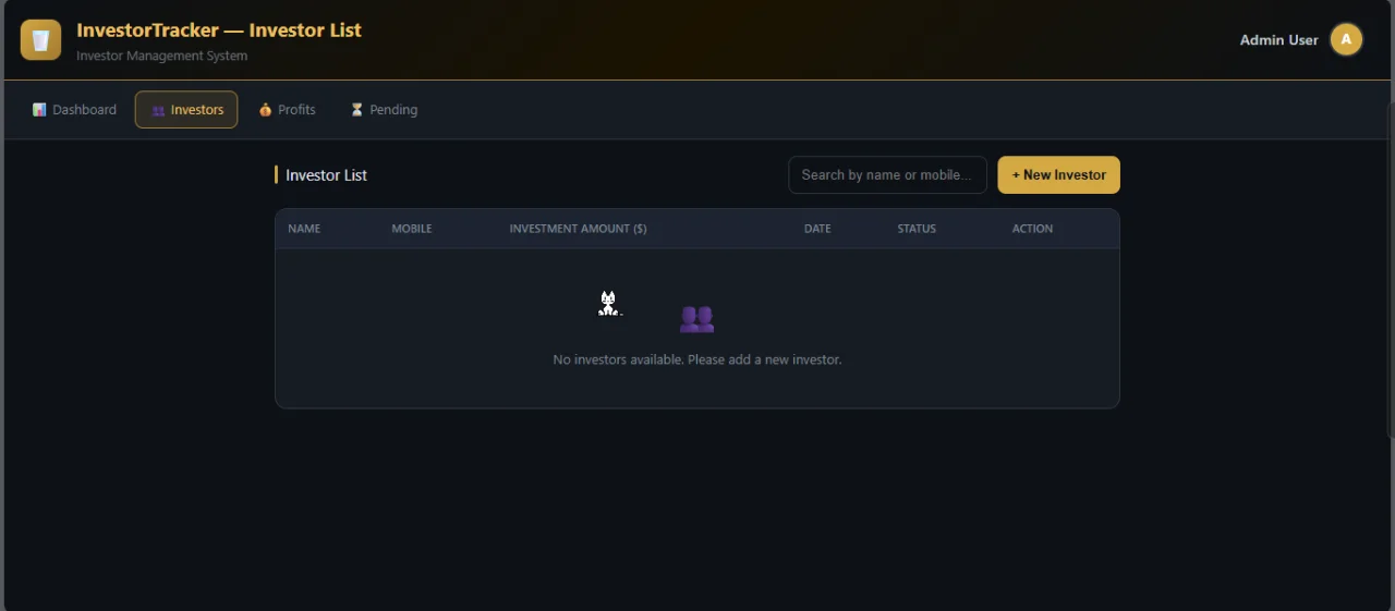 InvestorTracker — screenshot 6
