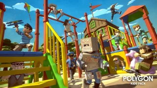 POLYGON Kids - Low Poly 3D Art by Synty
