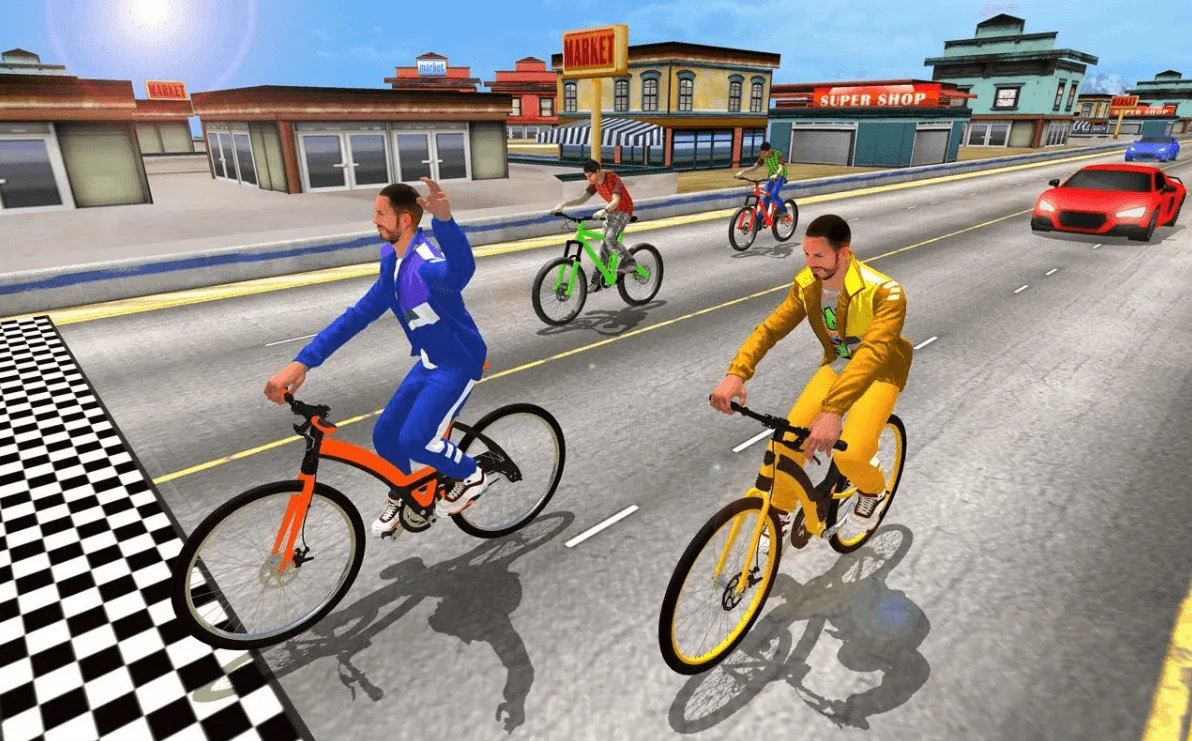 Real Bike Cycle Racing 3D: BMX Bicycle Rider Games — screenshot 6