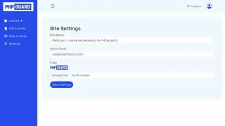 PHP License Management Script