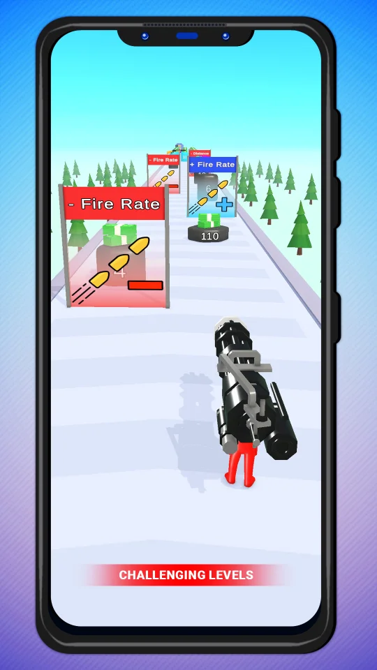 Crazy Gun Head Stick Runner 3D - New Top Trending Unity Template Game — screenshot 3