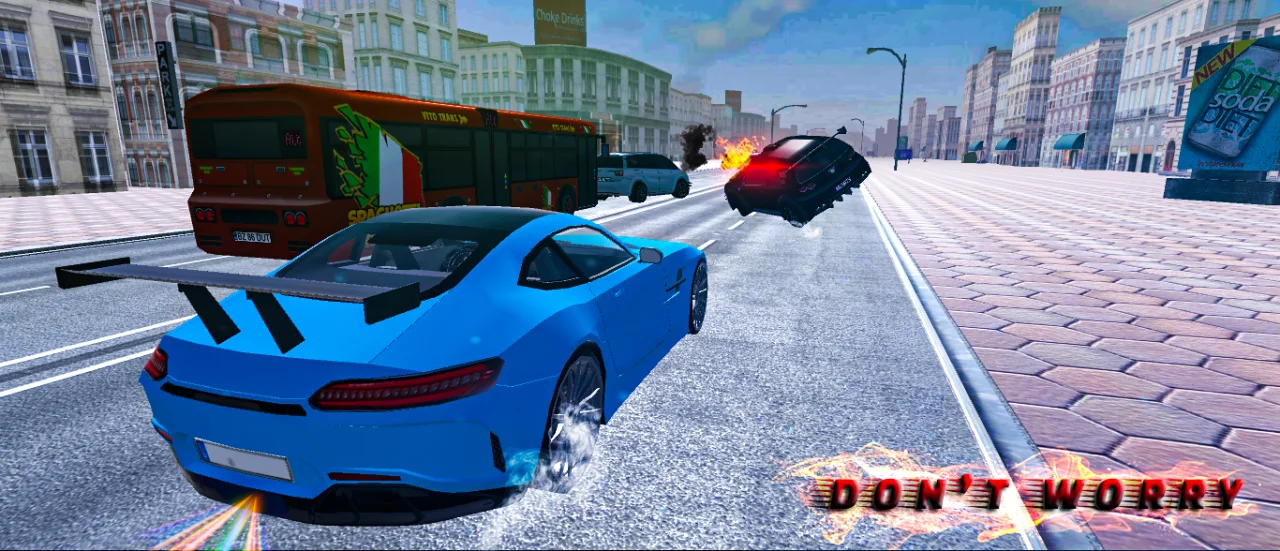 Highway Rider-Traffic Rush — screenshot 1