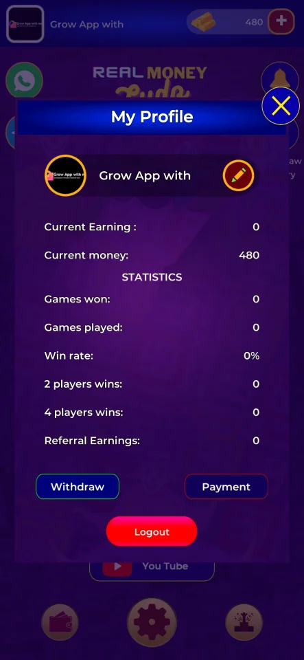 Real Money Ludo Game Android App with Admin Panel — screenshot 4