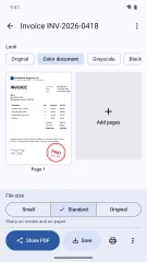 PDF Document Scanner Android + iOS