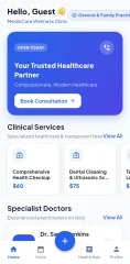 MedixClinic - Clinic & Doctor Appointment Booking Flutter App with Admin Panel