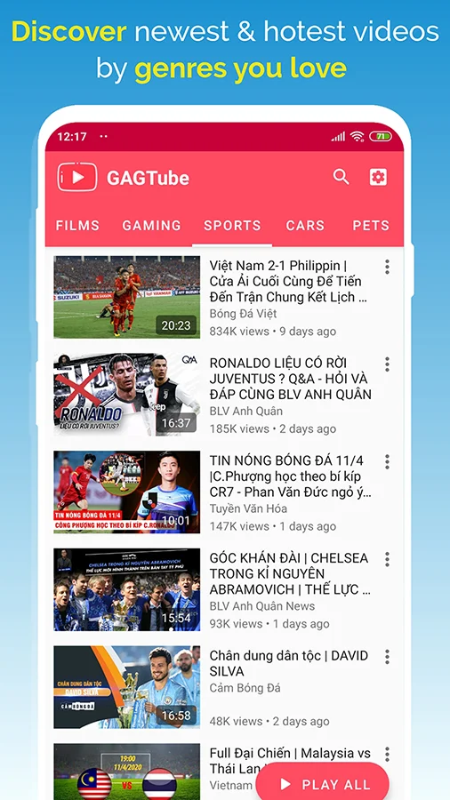 ProTube Android - YouTube App Clone, Download Video, Audio and More — screenshot 1