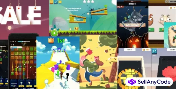 FMGames Hyper Casual Mega Bundle: 23 High-Quality Unity Games