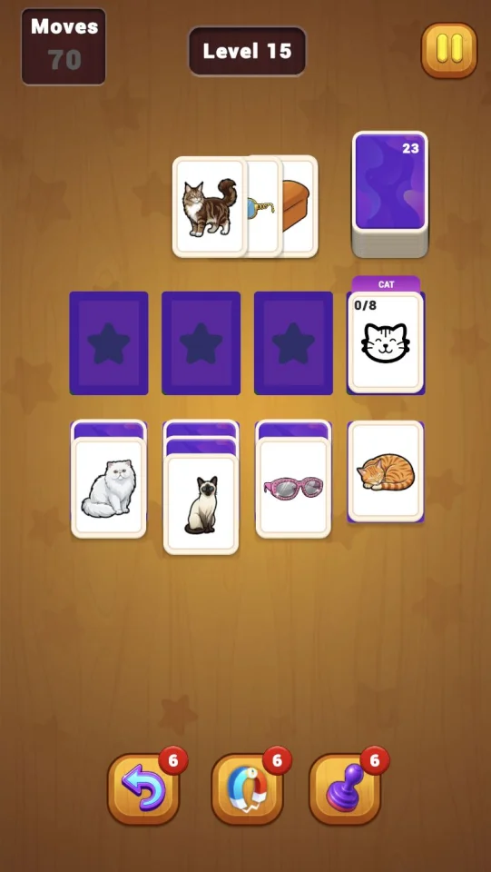 Category Solitaire Card Puzzle - Unity Source Code — screenshot 5