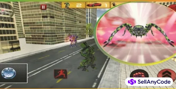 Spider Robot Transformation Game: Spider Robot Warrior 64 Bit Source Code
