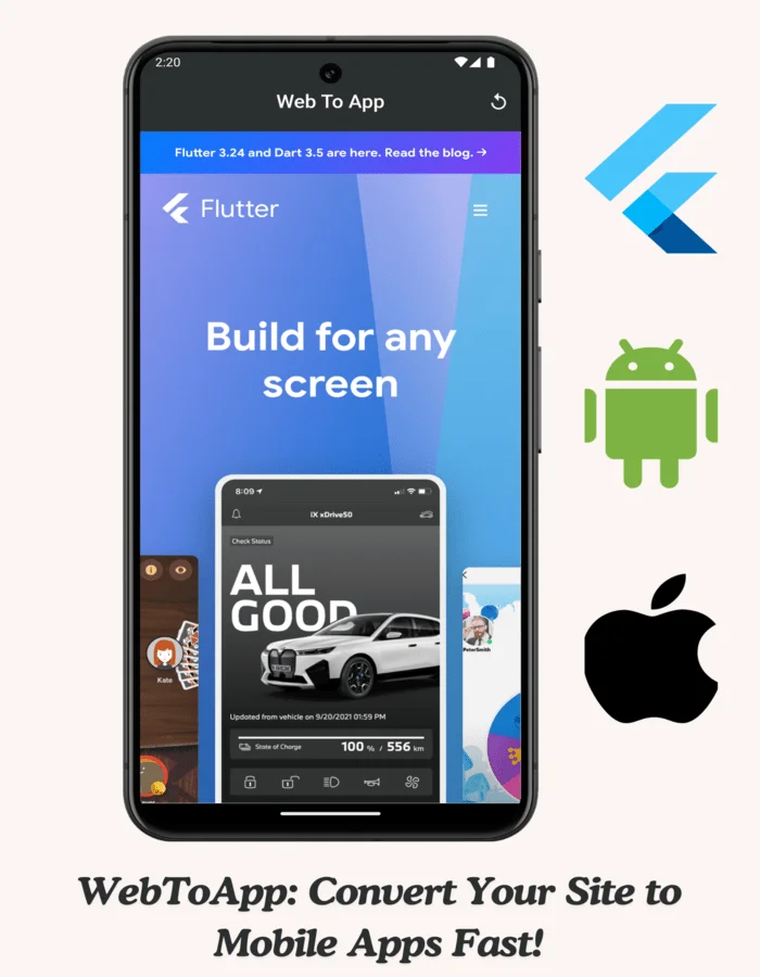 WebToApp: Effortlessly Convert Your Website into Android & iOS Apps — screenshot 2
