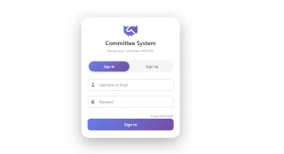 Committee System Management