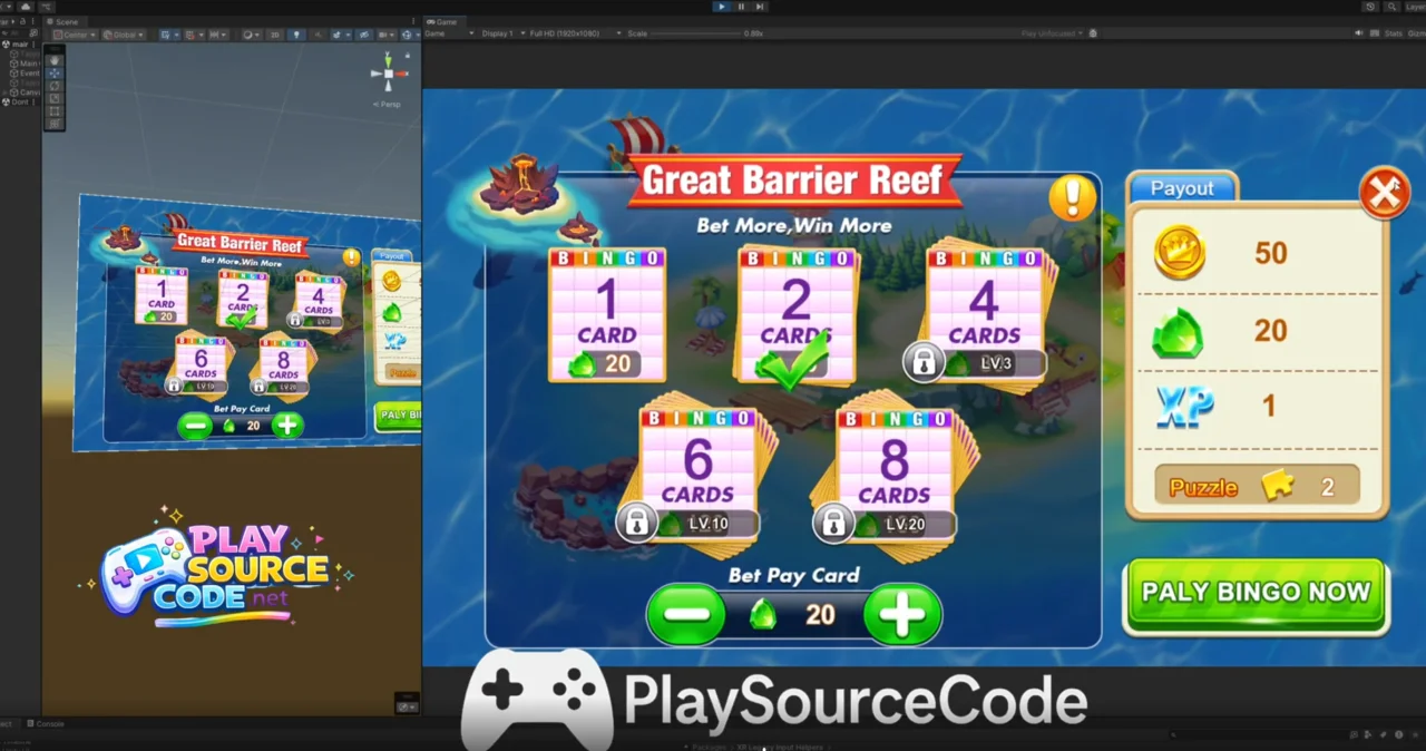 Bingo Pool Classic Bingo Games Unity Source Code — screenshot 5