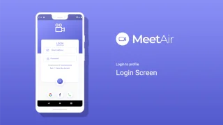MeetAir - iOS and Android Video Conference App for Live Class, Meeting, Webinar, Online Training