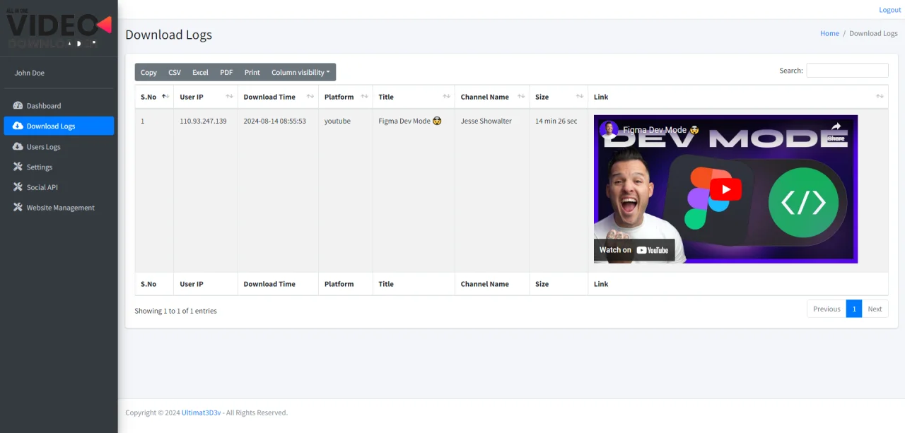 YouTube Downloader - Best YouTube Video Downloader Script — screenshot 8