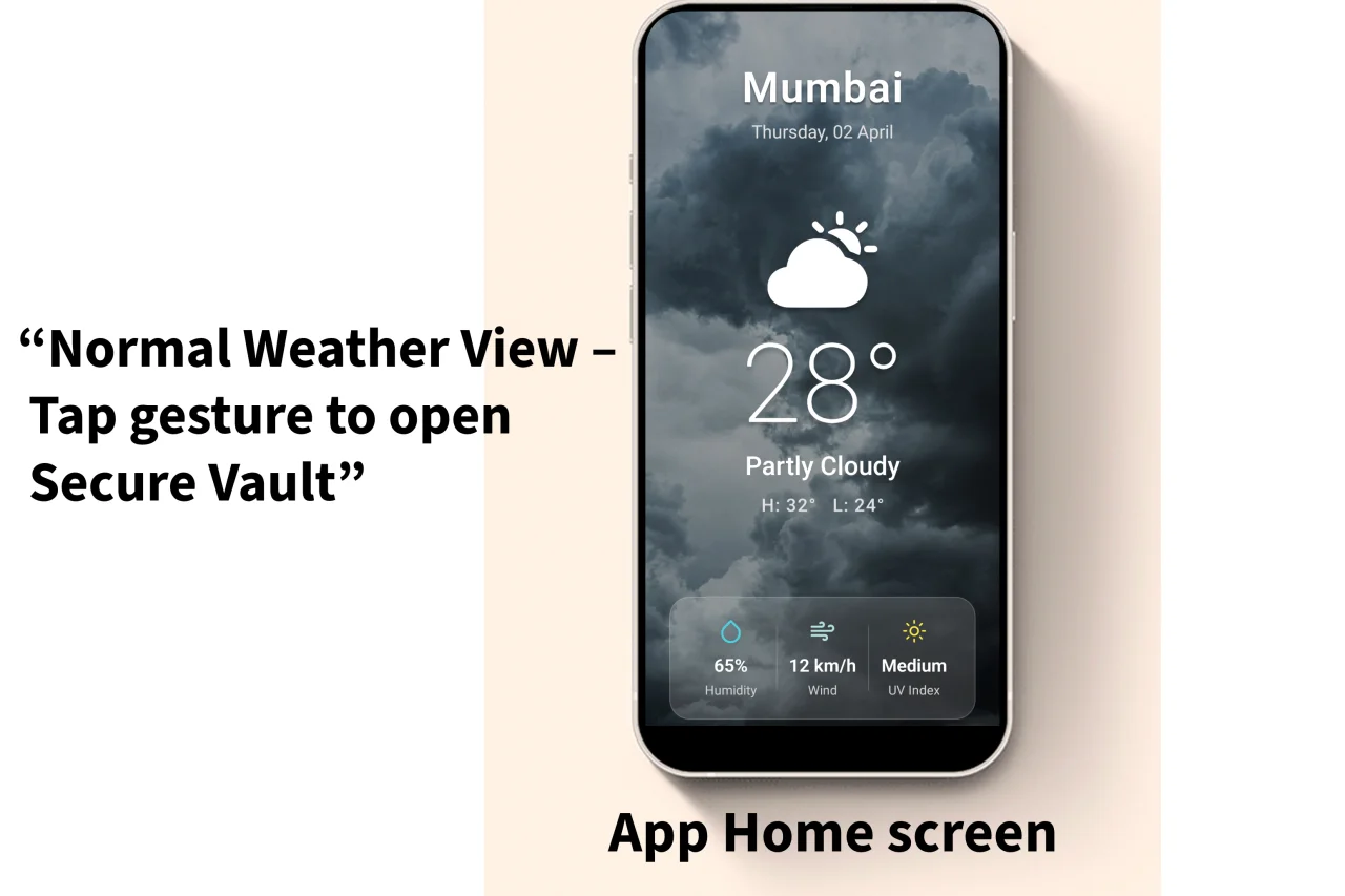 WeatherChat - Dual UI Weather & Secure Messaging App — screenshot 1
